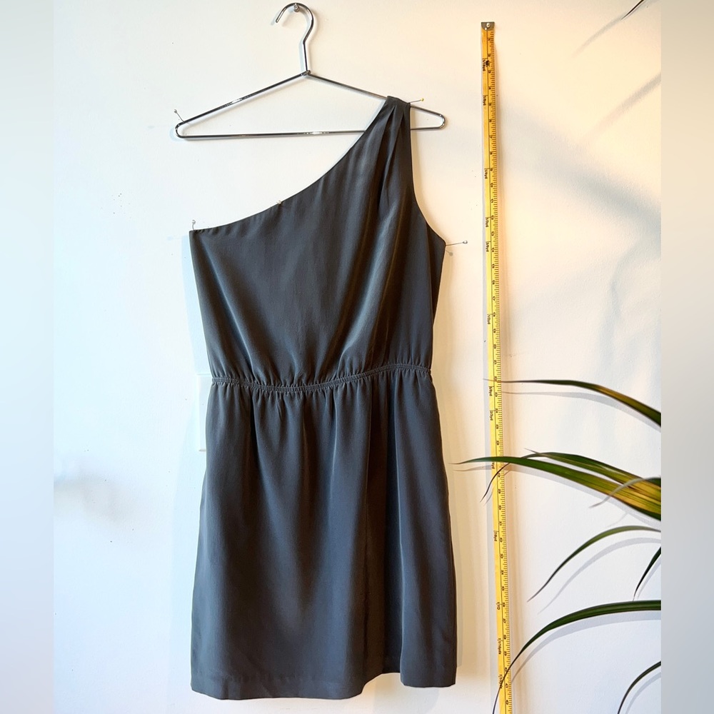 Club Monaco NEW One Shoulder Silk Dress